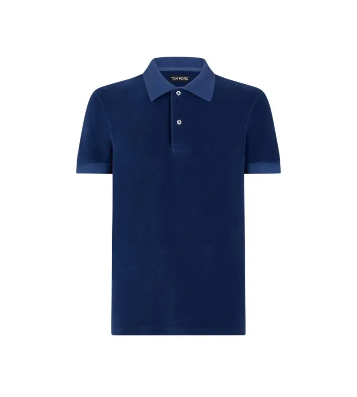 TOWELLING POLO MIDNIGHT BLUE online